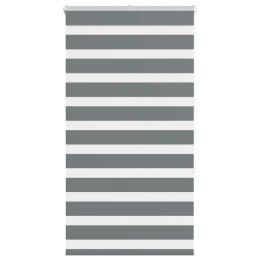 ROLETA ZEBRA CIEMNOSZARA SZEROKOŚĆ TKANINY 70,9CM POLIESTER