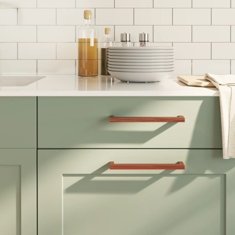 VidaXL Uchwyty do szafek, 20 szt., brąz, 192 mm, stal nierdzewna