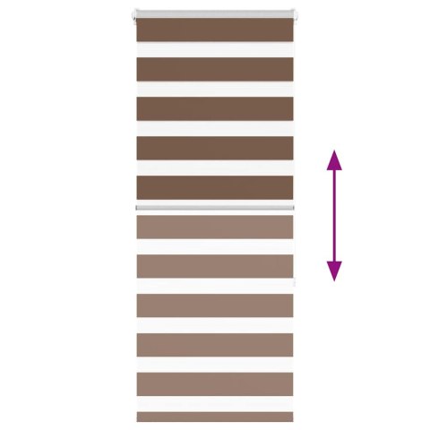 ROLETA ZEBRA BRZOZOWA SZEROKOŚĆ TKANINY 60,9CM POLIESTER