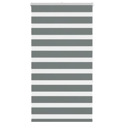 ROLETA ZEBRA CIEMNOSZARA SZEROKOŚĆ TKANINY 75,9CM POLIESTER