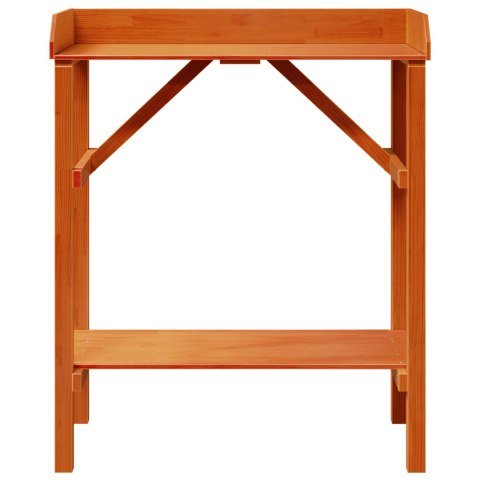 STÓŁ DO PIELĘGNACJI ROŚLIN AKACJA 75X40X90CM LITE DREWNO SOSNA