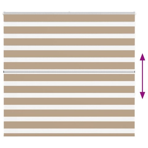 VidaXL Roleta zebra, 160x150 cm, szerokość tkaniny 155,9 cm, poliester