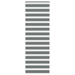 ROLETA ZEBRA CIEMNOSZARA SZEROKOŚĆ TKANINY 70,9CM POLIESTER