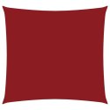 KWADRATOWY ŻAGIEL OGRODOWY TKANINA OXFORD 3,6X3,6M CZERWONY