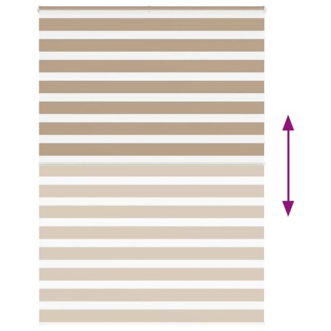 VidaXL Roleta zebra, 160x230 cm, szerokość tkaniny 155,9 cm, poliester