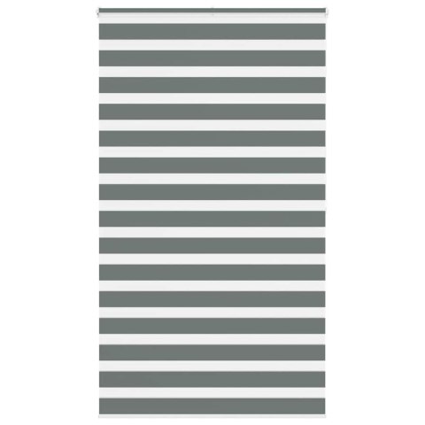 ROLETA ZEBRA CIEMNOSZARA SZEROKOŚĆ TKANINY 115,9CM POLIESTER