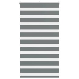 ROLETA ZEBRA CIEMNOSZARA SZEROKOŚĆ TKANINY 80,9CM POLIESTER