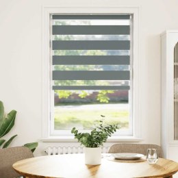 ROLETA ZEBRA CIEMNOSZARA SZEROKOŚĆ TKANINY 85,9CM POLIESTER