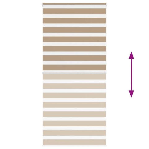 VidaXL Roleta zebra, 95x230 cm, szerokość tkaniny 90,9 cm, poliester