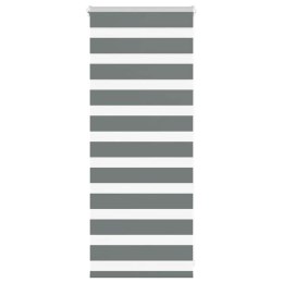 ROLETA ZEBRA CIEMNOSZARA SZEROKOŚĆ TKANINY 50,9CM POLIESTER