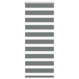 ROLETA ZEBRA CIEMNOSZARA SZEROKOŚĆ TKANINY 60,9CM POLIESTER