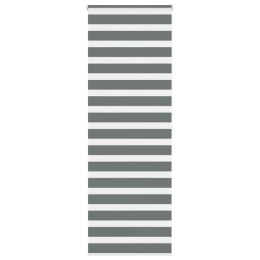 ROLETA ZEBRA CIEMNOSZARA SZEROKOŚĆ TKANINY 75,9CM POLIESTER