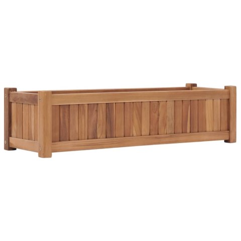 PODWYŻSZONA DONICA 100X30X25CM LITE DREWNO TEKOWE