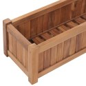 PODWYŻSZONA DONICA 100X30X25CM LITE DREWNO TEKOWE