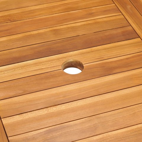 7-CZ. ZESTAW MEBLI OGRODOWYCH Z PODUSZKAMI LITE DREWNO TEKOWE