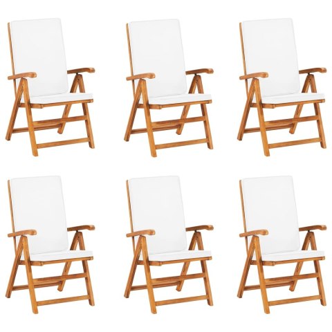 7-CZ. ZESTAW MEBLI OGRODOWYCH Z PODUSZKAMI LITE DREWNO TEKOWE