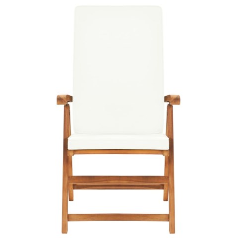 7-CZ. ZESTAW MEBLI OGRODOWYCH Z PODUSZKAMI LITE DREWNO TEKOWE