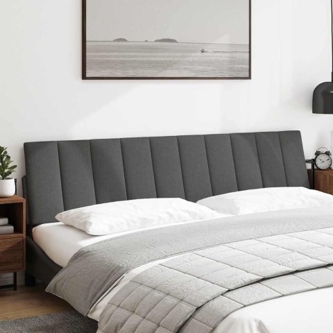 PODUSZKA NA WEZGŁOWIE CIEMNOSZARA 200CM TKANINA