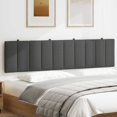 PODUSZKA NA WEZGŁOWIE CIEMNOSZARA 200CM TKANINA