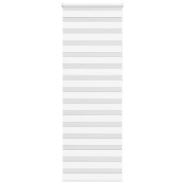 ROLETA ZEBRA BIAŁA SZEROKOŚĆ TKANINY 65,9CM POLIESTER