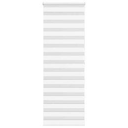 ROLETA ZEBRA BIAŁA SZEROKOŚĆ TKANINY 85,9CM POLIESTER