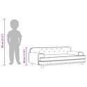 SOFA DLA DZIECI CAPPUCCINO 90X53X30CM SZTUCZNA SKÓRA