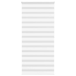 ROLETA ZEBRA BIAŁA SZEROKOŚĆ TKANINY 110,9CM POLIESTER