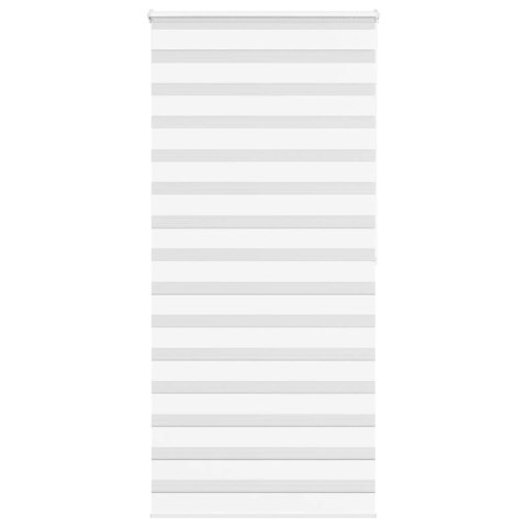 ROLETA ZEBRA BIAŁA SZEROKOŚĆ TKANINY 110,9CM POLIESTER