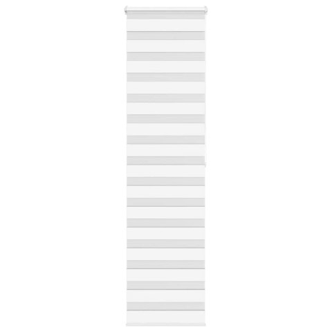 ROLETA ZEBRA BIAŁA SZEROKOŚĆ TKANINY 55,9CM POLIESTER