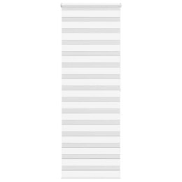 ROLETA ZEBRA BIAŁA SZEROKOŚĆ TKANINY 80,9CM POLIESTER