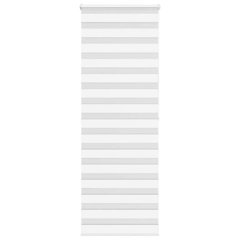 ROLETA ZEBRA BIAŁA SZEROKOŚĆ TKANINY 80,9CM POLIESTER