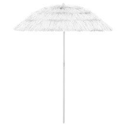PARASOL PLAŻOWY W HAWAJSKIM STYLU BIAŁY 180CM