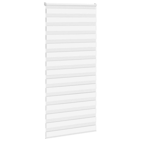 ROLETA ZEBRA BIAŁA SZEROKOŚĆ TKANINY 105,9CM POLIESTER