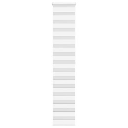 ROLETA ZEBRA BIAŁA SZEROKOŚĆ TKANINY 35,9CM POLIESTER