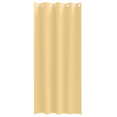 ZASŁONY Z ZASŁONAMI 2 PCS BEŻOWY 260X 140CM POLIESTER