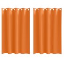VidaXL Zasłony 2 pcs Jasnopomarańczowy 175 x 140 cm Poliester