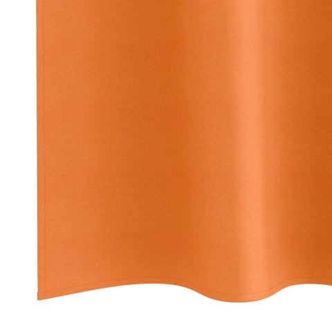 ZASŁONY 2 PCS JASNOPOMARAŃCZOWY 260X 140CM POLIESTER