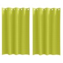 VidaXL Zasłony 2 pcs zielone jabłuszko 175 x 140 cm Poliester