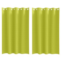 VidaXL Zasłony 2 pcs zielone jabłuszko 175 x 140 cm Poliester