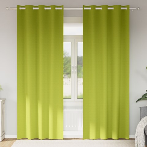 ZASŁONY 2 PCS ZIELONE JABŁUSZKO 245X 140CM POLIESTER