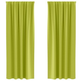 ZASŁONY 2 PCS ZIELONE JABŁUSZKO 245X 140CM POLIESTER