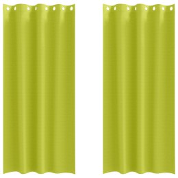 ZASŁONY 2 PCS ZIELONE JABŁUSZKO 260X 140CM POLIESTER