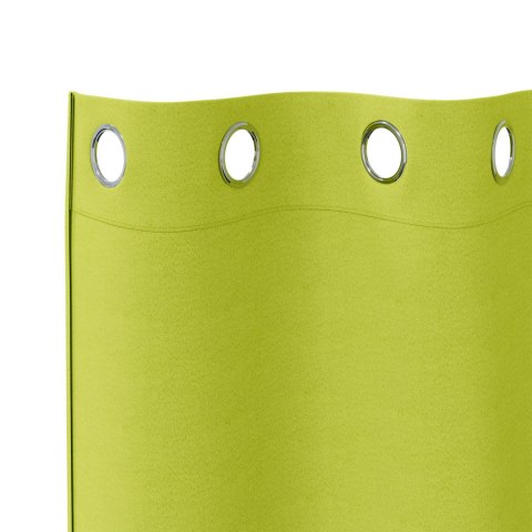 ZASŁONY 2 PCS ZIELONE JABŁUSZKO 260X 140CM POLIESTER
