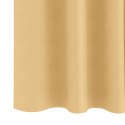 ZASŁONY Z ZASŁONAMI 2 PCS BEŻOWY 140X 140CM POLIESTER