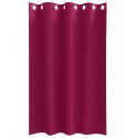 VidaXL Zasłony z zasłonami 2 pcs Czerwone wino 175 x 140 cm Poliester