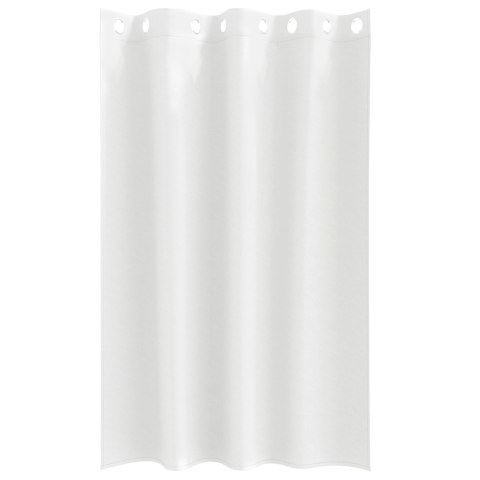 ZASŁONY Z ZASŁONAMI 2 PCS CZYSTA BIEL 175X 140CM POLIESTER