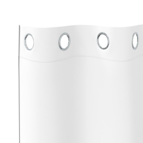 ZASŁONY Z ZASŁONAMI 2 PCS CZYSTA BIEL 175X 140CM POLIESTER