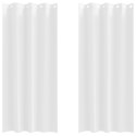 ZASŁONY Z ZASŁONAMI 2 PCS CZYSTA BIEL 260X 140CM POLIESTER