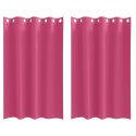 VidaXL Zasłony z zasłonami 2 pcs Jasnoróżowy 175 x 140 cm Poliester