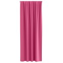 VidaXL Zasłony z zasłonami 2 pcs Jasnoróżowy 225 x 140 cm Poliester
